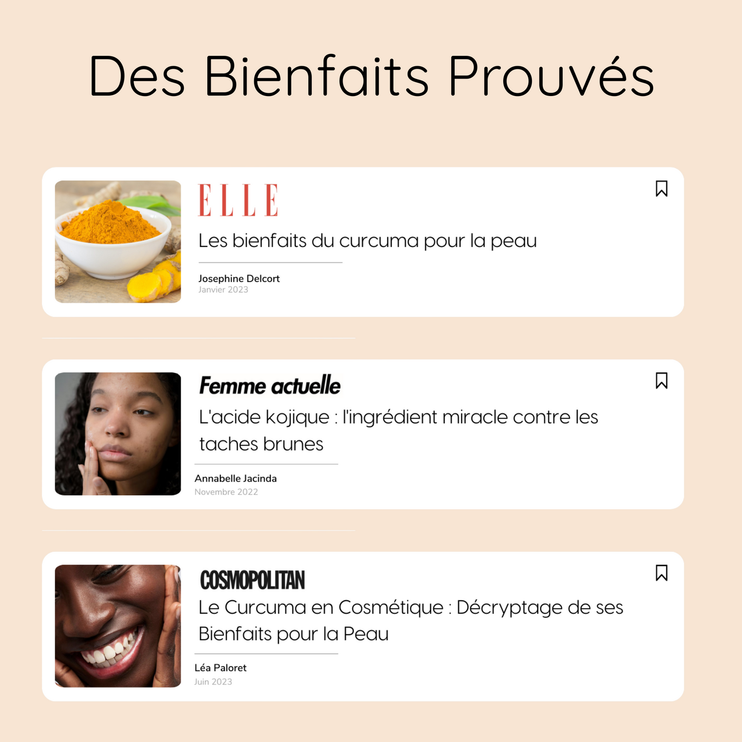 Cotons au Curcuma Anti-Imperfections